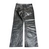 Image 1 : Genuine Danier Leather Size 8 Soft and Supple Black Leather Pants