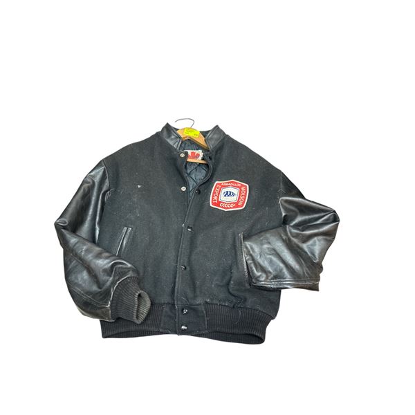 Vintage Pro Trend Varsity Style Armadillos Molson Export Jacket Size Medium