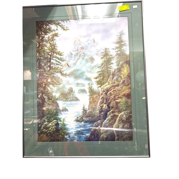 Kim Skoda Landscape Print 1995 Limited Edition 962/998 25x31-Inch