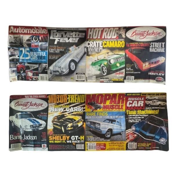 Two Large Banners Automotive Magazine Covers 42 X 115-Inch
