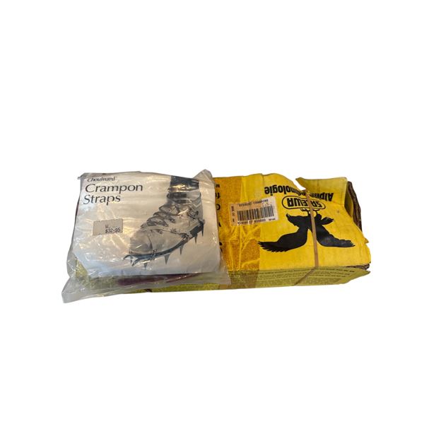 Steigeisen No. 8134 Vollverstellbar Crampons & Chouinard Straps New Old Stock