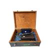Image 1 : Handmade Durable Chest 16x12x6-Inch Filled with Drafting Tools & Vintage German Micrometer