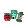 Image 1 : Coleman 5419A-701 Propane Lantern & Coleman Model 518C Heater Vintage Camping Gear
