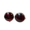 Image 1 : Pair KD 254VRS-12 Jumbo Stoplight Red Stop Lens 7-Inch Diameter New Old Stock with Brackets