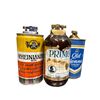 Image 1 : 3 Vintage Beer Cans & Beer Bottle Lighters; Primo, Rheinlander & Old Vienna