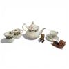 Image 1 : Porcelain Collectables: Terriers, Queen's Mugs, Windsor Teacup & Royal Albert Sweet Violets Teapot