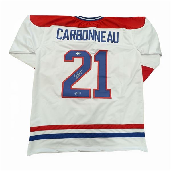 Guy Carbonneau Signed Montreal Jersey with COA