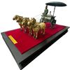Image 3 : "The Bronze Chariot of Emperor Qinshihuang's Mausoleum" Large Bronze Replica 38.5x23.5x19"