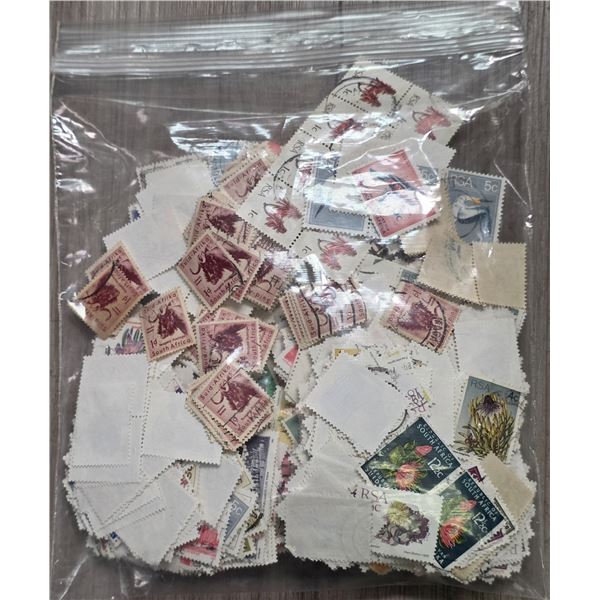3.4 Oz. Bag of Republic of South Africa  Postage Stamps * 1c to 50c * Used