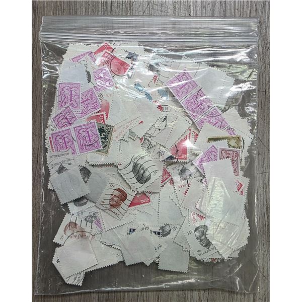 2.5 Oz Bag of Assorted Vintage Belgian  Stamps *1F to 15F *  Used