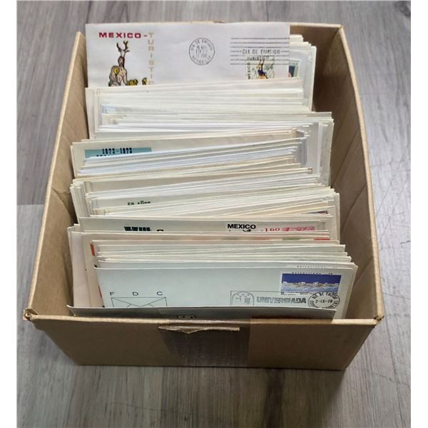 200x 1970s Mexico First Day Stamp Covers * Approximate Count