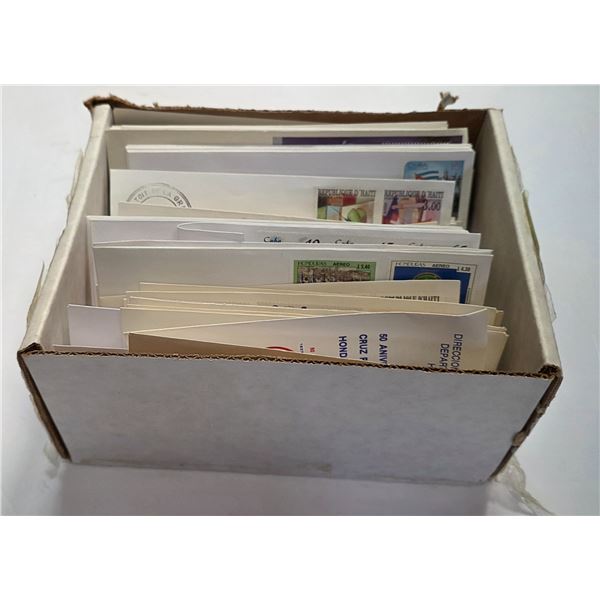 150x First Day Covers from Cuba, Haiti,  Columbia * 1970s to 1990s * Approximate Count