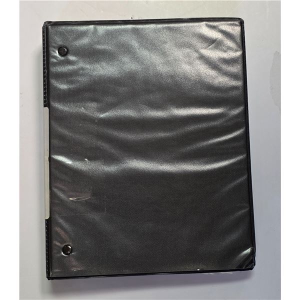 Small Binder of USA Singles, Blocks and Strips of Stamps * Majority are Postmarked