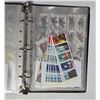 Image 3 : Small Binder of USA Singles, Blocks and Strips of Stamps * Majority are Postmarked