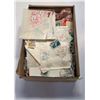 Image 1 : Box of Assorted Vintage Swiss Stamps * Used