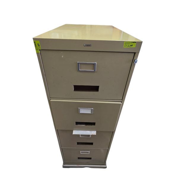 4 Drawer Metal File Cabinet - Preowned