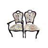 Image 2 : Pair of Vintage Mahogany Parlour Chairs