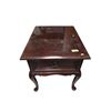 Image 1 : Gibbard Solid Mahogany End Table with Drawer ( 20" wide x 26" deep x 20" tall)