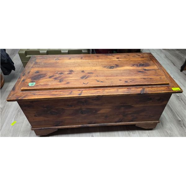 Hand Crafted Wood Hope Chest and Contents (Decorative collectibles, household goods and more)