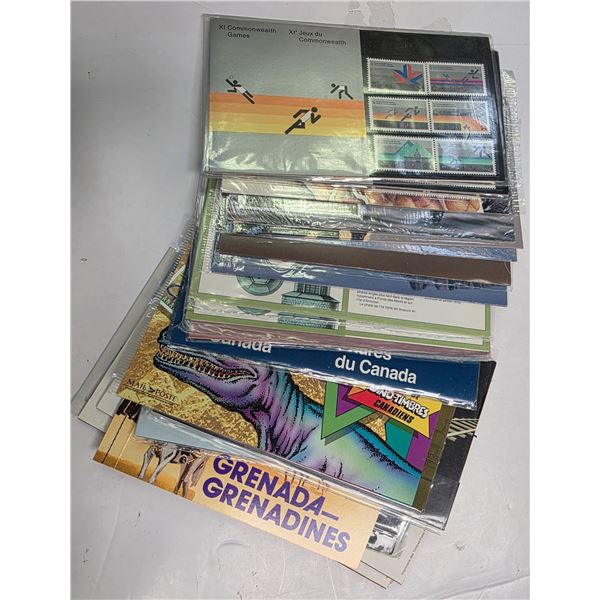 Set of Canadian Stamp Booklets, Mint Souvenir Sheets and Unused Booklets * Approximately 25 pieces
