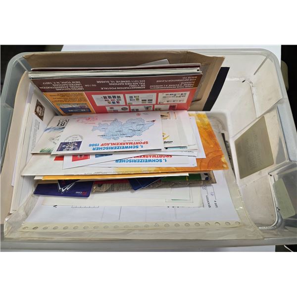 Tote of Assorted World First Day Issues and Other Quality Stamps