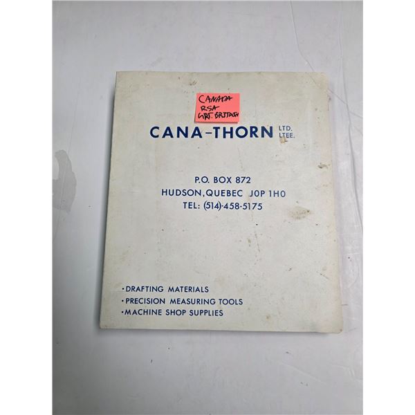 Binder of Canada, RSA & Great Britain Stamps * Postmarked * 1970s