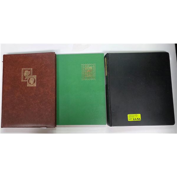 3 Binders of Vintage Finland, Sweden & Japanese Stamps * Used