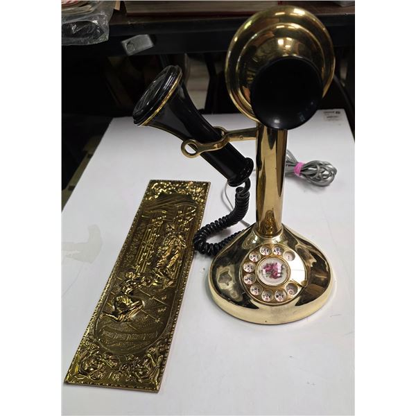 Brass Candlestick Telephone