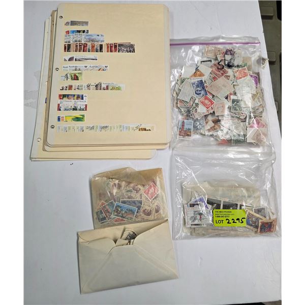 Collection of Australia and Pete's Post Stamps * Used