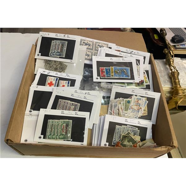 Collection of Vintage Canadian Stamps * Majority are Used