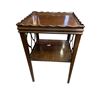 Image 1 : Vintage End Table with Base Shelf * 18" x 18" x 27" tall * Match to lot 2351
