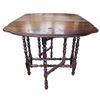 Image 4 : Antique Mahogany Gate Leg Table (30" x 40" table top when fully extended) Contents not included)