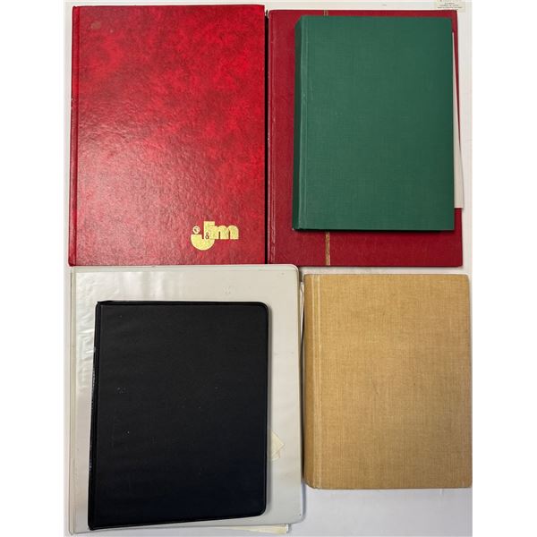 6 Stock & Other Stamp Books * Majority are empty pages