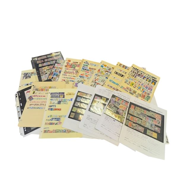 Collection of Used and Mint Stamps * Some Surcharged Ceylon* Bangladesh, Hungary and more