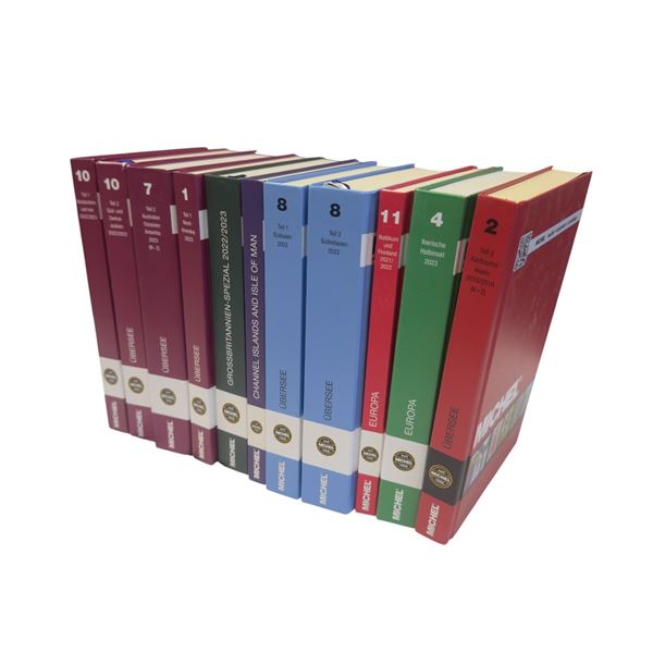 11 Michel Illustrated Stamp Catalogues