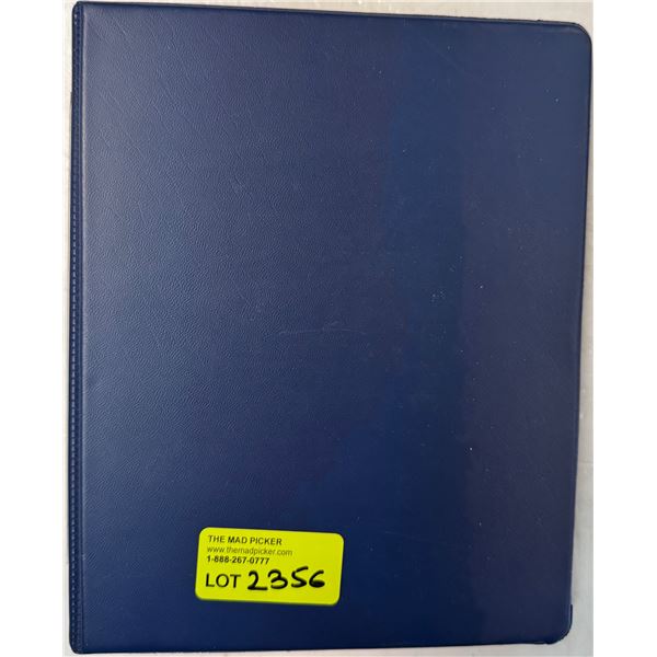 Small Binder of Vintage Canadian Stamps * Used