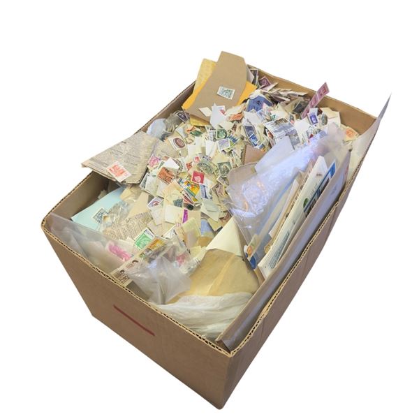 Large Box of World Stamps * Used