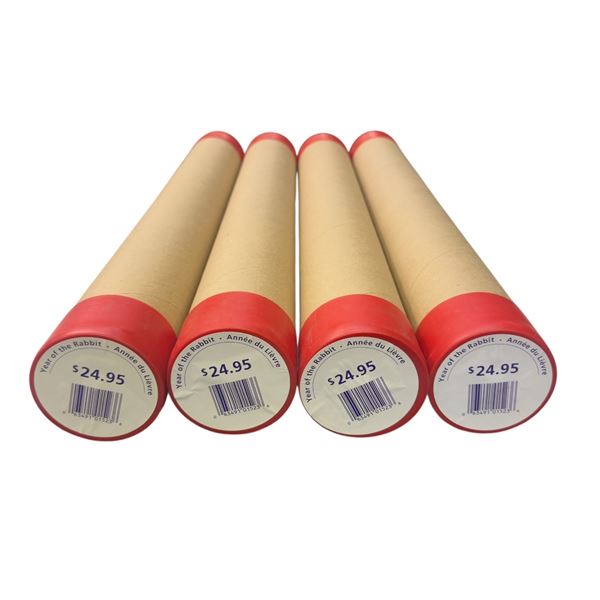 4 pc - Canada Post Limited "Year of The Rabbit" Stamps in Posters