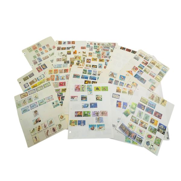 Folder of Vintage Stamps from Papua New Guinea * Used