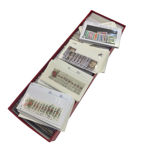 Box - Highly Collectable Stamps - Catalogued by Scott Number, In Protective Sleeves w/ Values