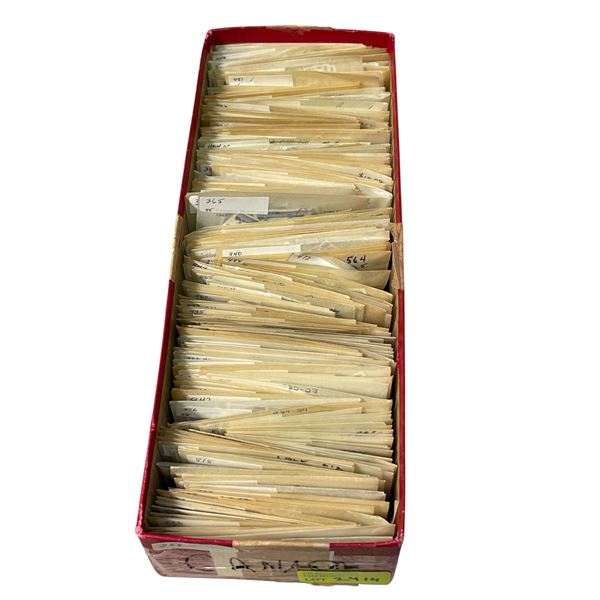 Vintage Canadian Collectable Stamps Catalogued in Protective Sleeves w/ Scott Numbers & Values