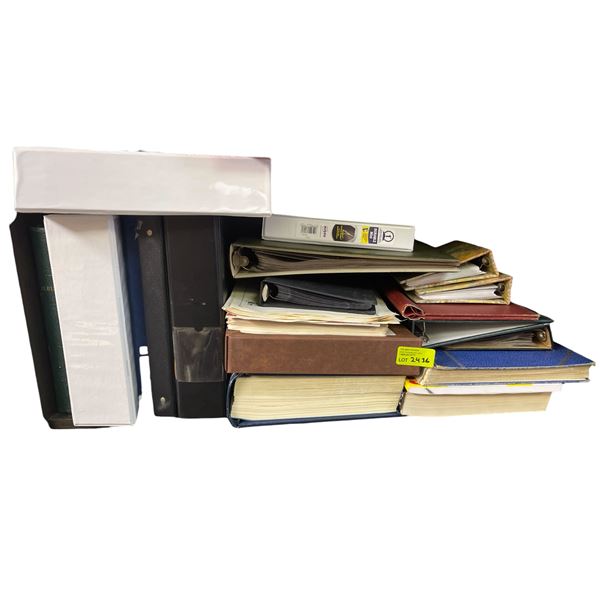 Large lot of Empty Stamp Albums