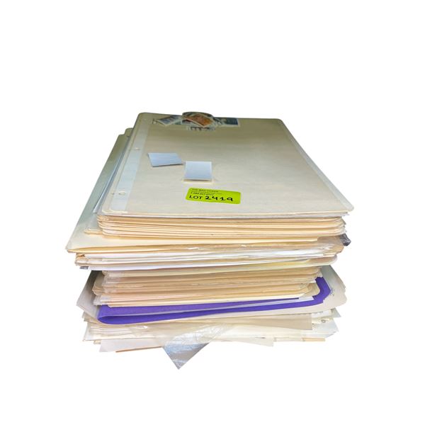 Large Lot of Worldwide Stamps Organized in Album Pages by Scott Numbers