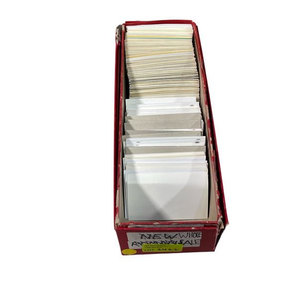 Box - Highly Collectable Stamps - Catalogued by Scott Number, In Protective Sleeves w/ Values
