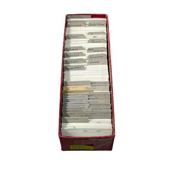 Box - Highly Collectable Stamps - Catalogued by Scott Number, In Protective Sleeves w/ Values