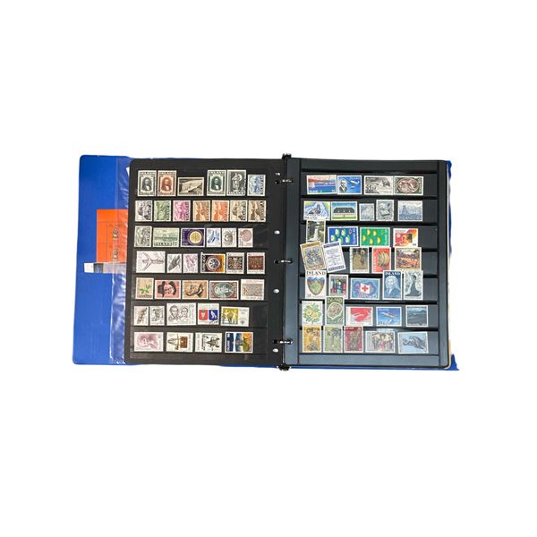 European Stamp Collection in Album