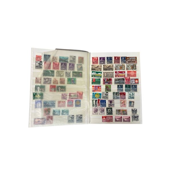 Vintage & Mid-Century Swiss Stamps