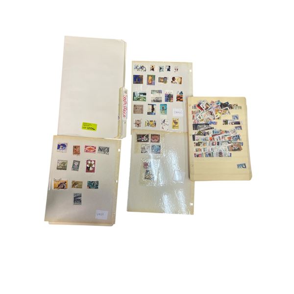 Folder - Collectable Vintage / Mid-Century Stamps - CCCP, Israel, Etc.