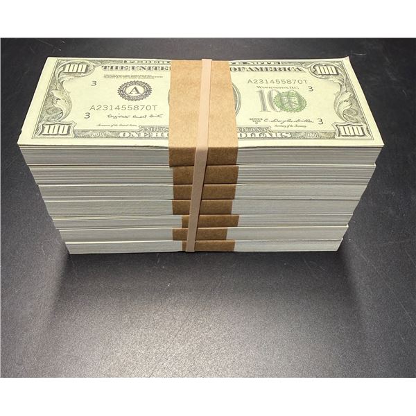 Stack of USD 100 Bills (7)