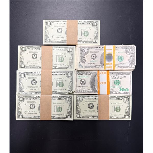 Stack of USD 100 Bills (7)